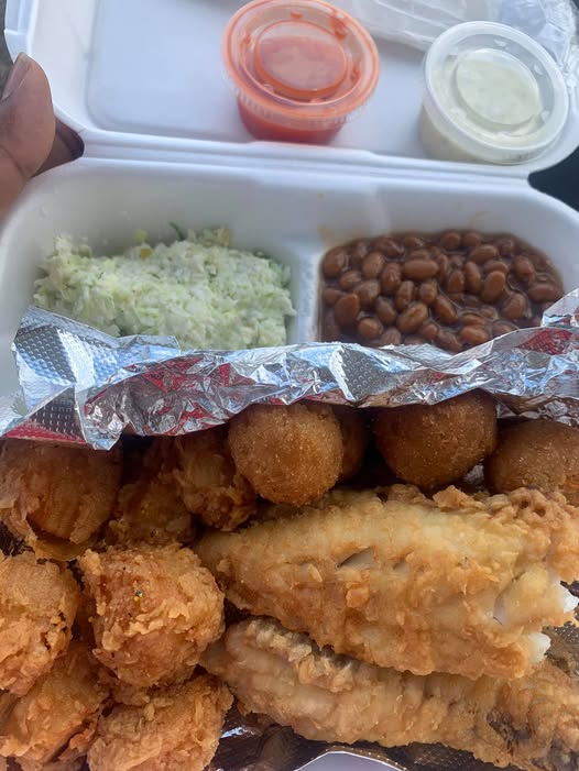 Fish and shrimp basket